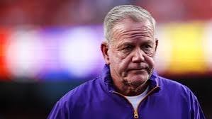LSU’s Tigers Head coach Brian Kelly